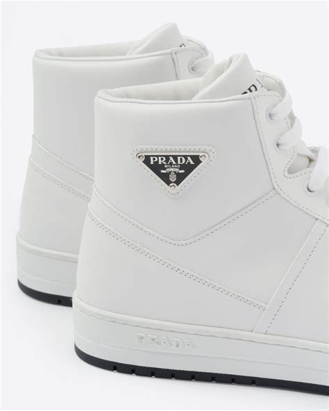 prada womens sneakers high top|prada high top designer sneakers.